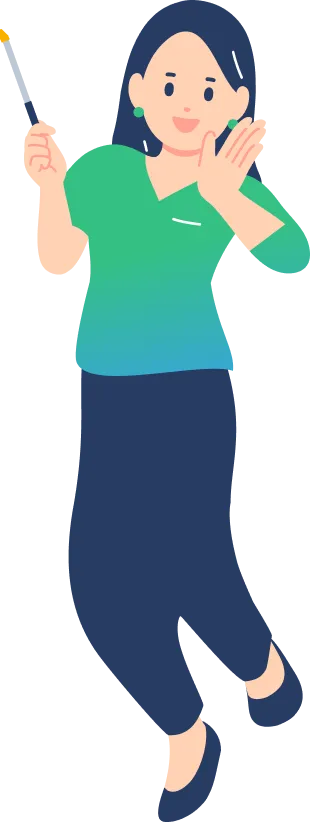 患者様に優しく対応するスタッフ